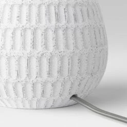 Ceramic Textured Table Lamp Base White - Threshold™ -Threshold Home Furniture Store GUEST fc9f4ede e288 4863 a616 ae078ed887a0