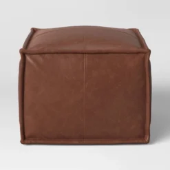 Earl Faux Leather French Seam Ottoman - Threshold™ 4 Earl Faux Leather French Seam Ottoman - Threshold™ -Threshold Home Furniture Store GUEST fd85c80c 28fa 450f 891c de0a371ca7e6