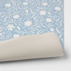 30" X 18" Floral Comfort Mat Blue - Threshold™ -Threshold Home Furniture Store GUEST ff17f1bd de29 42cd a7a2 387bf1ddee59