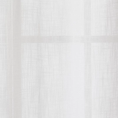 1pc 54"x84" Sheer Contrast Edge Window Curtain Panel White/Natural - Threshold™ 1pc 54"x84" Sheer Contrast Edge Window Curtain Panel White/Natural - Threshold™ -Threshold Home Furniture Store GUEST fff1ace0 0ef0 41d9 913d 135bd76d977f